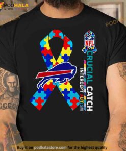 Buffalo Bills Crucial Catch Intercept Autism 2023 Shirt