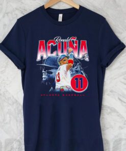 ronald Acuña Jr. Atlanta baseball lightning tshirts