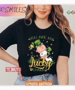 You Are My Lucky Charm Saint Patricks Day Snoopy Dog T-Shirt