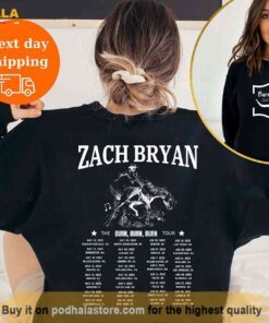 Zach Bryan Burn Burn Burn Tour 2023 Sweatshirt, Zach Bryan 90s Rap Shirt
