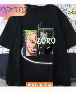 Zoro From One Piece Half And Half Shirt