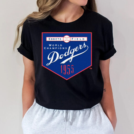 1955 Brooklyn Dodgers World Champions T Shirts