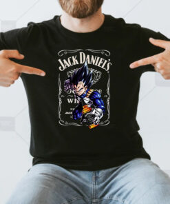 2023 Vegeta Jack Daniel Prince T Shirt