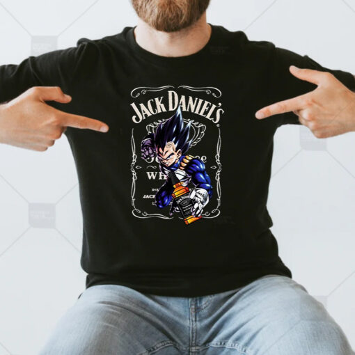 2023 Vegeta Jack Daniel Prince T Shirt