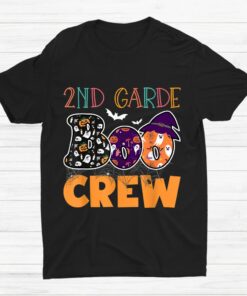 2nd Grade Boo Crew Halloween Shirt