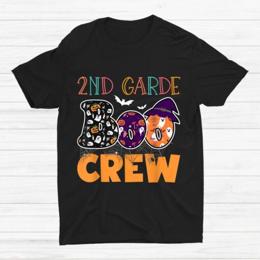 2nd Grade Boo Crew Halloween Shirt
