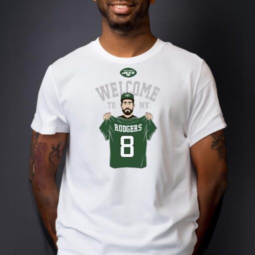 Aaron Rodgers New York Jets Outerstuff Caricature T-Shirt