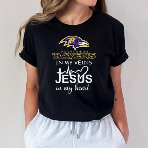 Baltimore Ravens In My Veins T Shirts