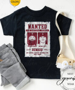 Bryson Stott & Brandon Marsh Wanted For Daycare Crimes TShirt