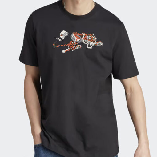 Cincinnati Bengals Nike Rewind Logo Tri-Blend T-Shirt