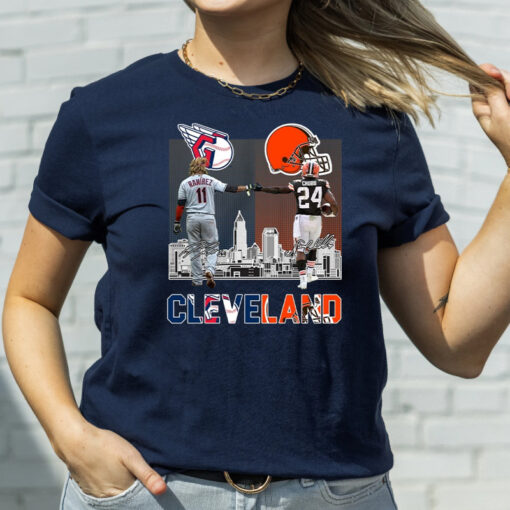 Cleveland Browns And Cleveland Guardians T Shirts