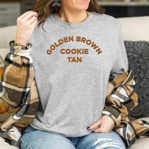 Golden Brown Cookie Tan T Shirts