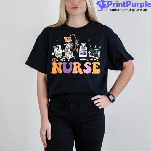 Halloween Nurse Icu Nicu Nurse Er Rn Picu Nursing Unisex Shirt