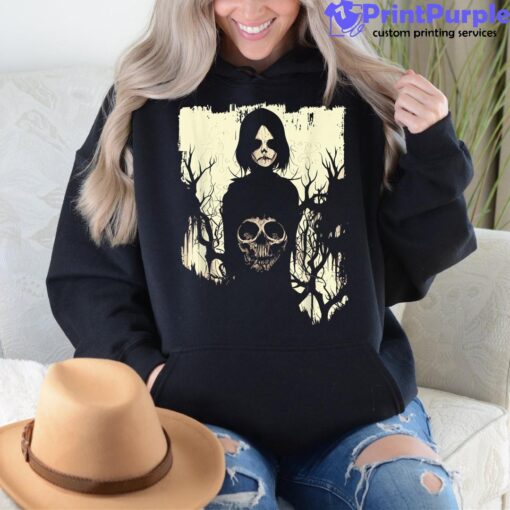 Halloween Occult Dark Art Gothic Horror Women Men Shirt