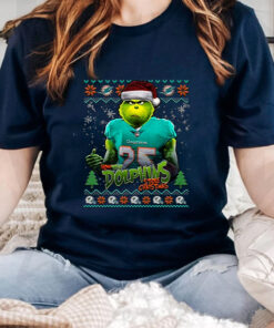 How The Miami Dolphins Stole Christmas Unisex T Shirts