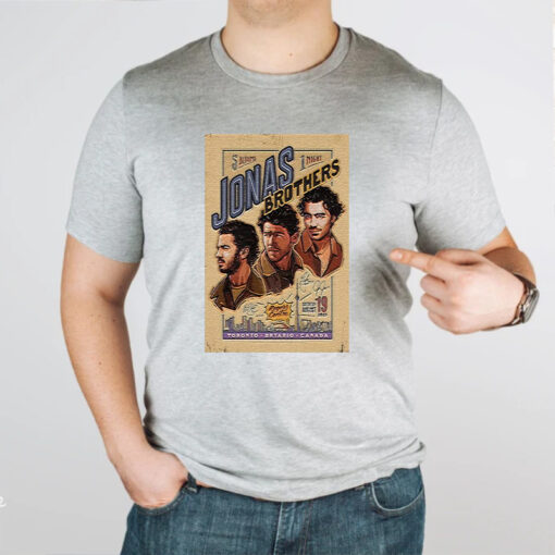 Jonas brothers august 19 2023 in Toronto Ontario Canada TShirt