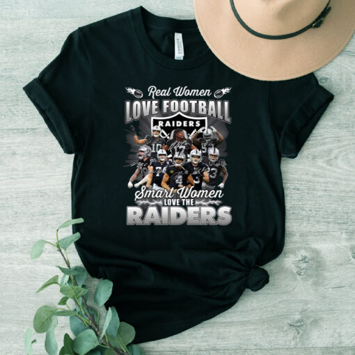 Las Vegas Raiders Real Women Love Football Smart Women Love The Las Vegas Raiders Unisex TShirt