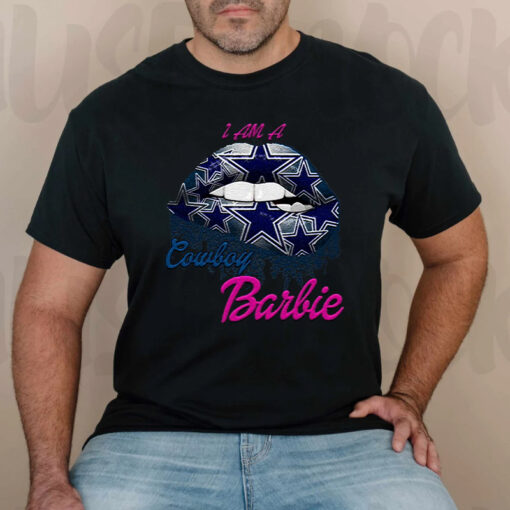 Lip Dallas Cowboys Barbie Unisex Tshirt