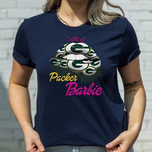 Lip Green Bay Packers Barbie shirts