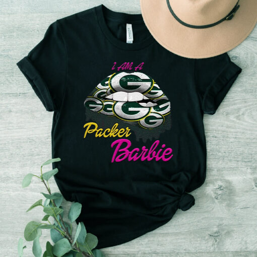Lip Green Bay Packers Barbie t shirt