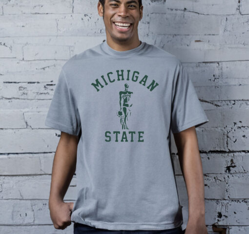 MSU - SPARTY STATUE T-Shirt Michigan State University