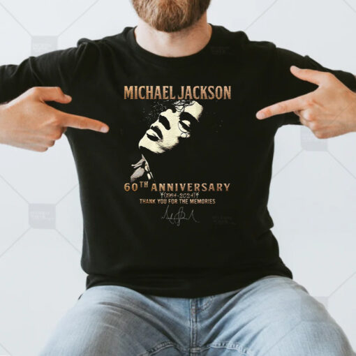 Michael Jackson 60th Anniversary 1964-2024 Thank You For The Memories T-Shirt