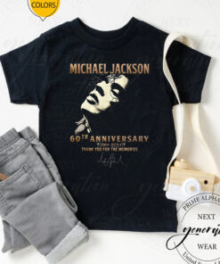 Michael Jackson 60th Anniversary 1964-2024 Thank You For The Memories TShirt