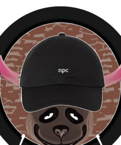 NPC Embroidered Cap, Non Player Character, Gamer Hat