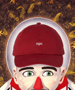 NPC Embroidered Cap, Non Player Character, Gamer Hats