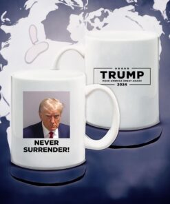 Never Surrender White Coffee Mug