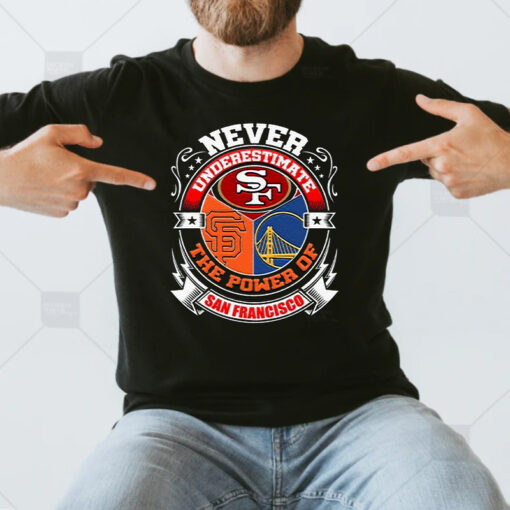 Never Underestimate The Power Of San Francisco Team Sport T Shirts