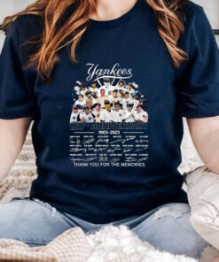 New York Yankees 1903-2023 Thank You For The Memories T Shirts