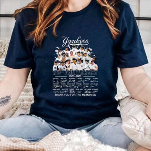 New York Yankees 1903-2023 Thank You For The Memories T Shirts