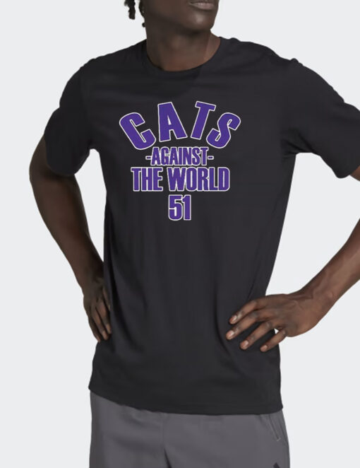 Pat Fitzgerald Cats Against The World Shirts