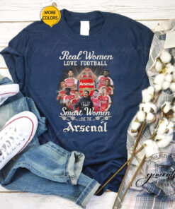 Real Women Love Football Smart Women Love The Arsenal 2023 TShirt