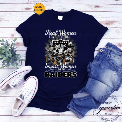 Real Women Love Football Smart Women Love The Las Vegas Raiders Champions Unisex T-Shirt