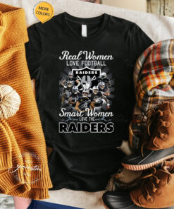 Real Women Love Football Smart Women Love The Las Vegas Raiders Champions Unisex TShirt