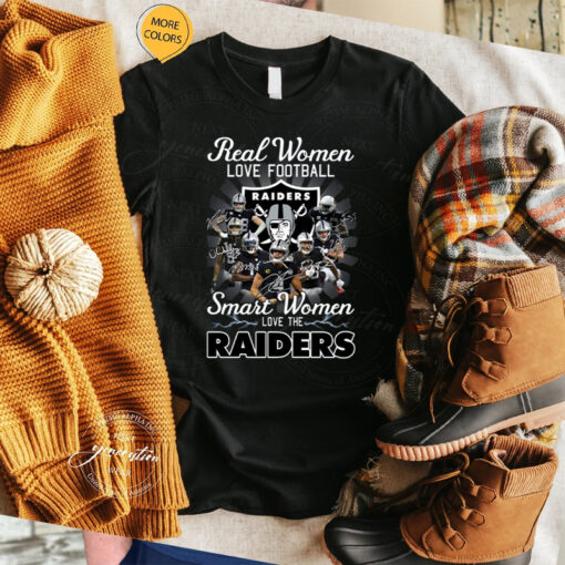 Real Women Love Football Smart Women Love The Las Vegas Raiders Champions Unisex TShirt