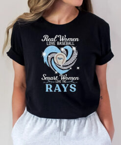 Real Women Love Football Smart Women Love The Tampa Bay Rays Champions T Shirts