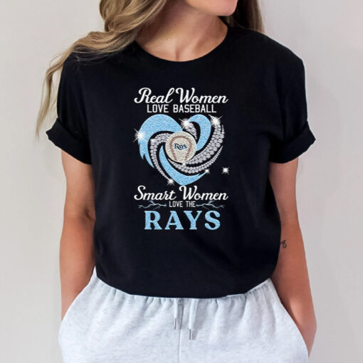 Real Women Love Football Smart Women Love The Tampa Bay Rays Champions T Shirts