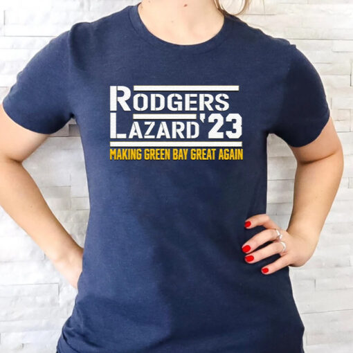 Rodgers Lazard 23 Make Green Bay Packers Great Again TShirt