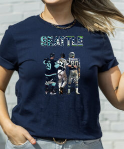 Seattle Kraken Seattle Seahawks And Seattle Mariners T-Shirt