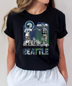 Seattle Seahawks And Seattle Mariners T Shirts