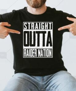 Straight Outta Raider Nation Las Vegas Raiders Unisex T Shirts