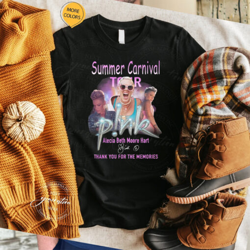 Summer Carnival Tour Alecia Beth Moore Hart Thank You For The Memories TShirt