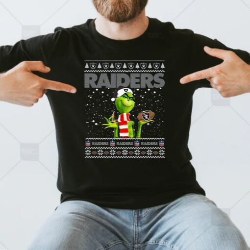 The Grinch Las Vegas Raiders T Shirts