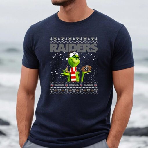 The Grinch Las Vegas Raiders TShirt