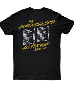 The Screaming Jets ALL FOR ONE LOGO SHIRT Back