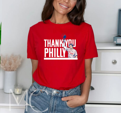 Trea Turner Thank You Philly Shirts