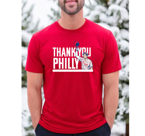 Trea Turner Thank You Philly T Shirt